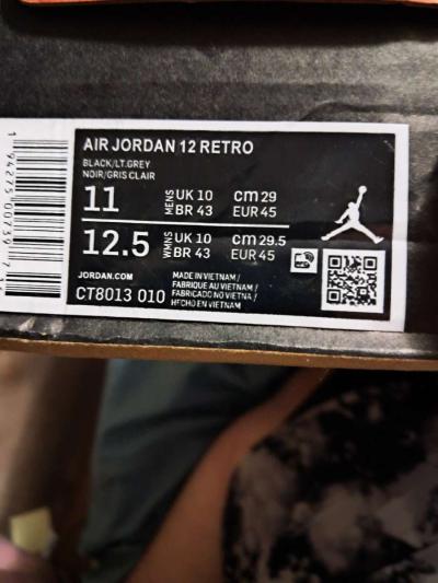 Jordan retro 12s black taxi - Thumbnail 6