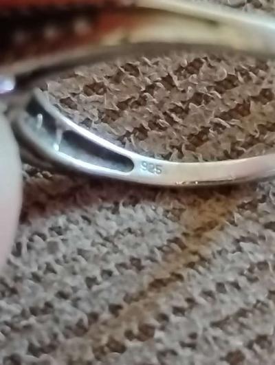 womens 925 silver ring size 8 - Thumbnail 2