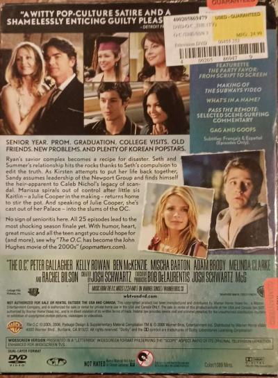 The OC 3rd season DVD - Thumbnail 2