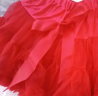 4 to 5yrs Red TuTu Pettiskirt NWT Button Cinchers - Thumbnail 3