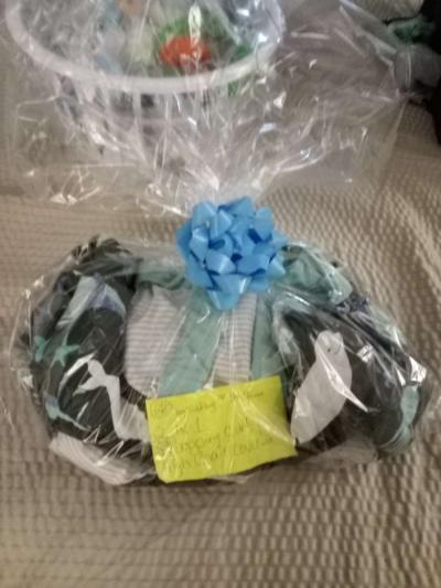 BABY SHOWER LAUNDRY BASKET GIFT FOR A BOY - Thumbnail 4
