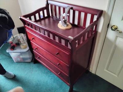 Nice Baby Changing Station with 3 Drawers Very Clean New - Thumbnail 3