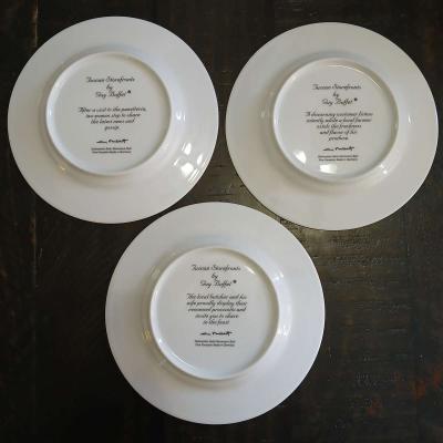 Lot of 3 Guy Buffet Storefront Collection Plates - Thumbnail 5