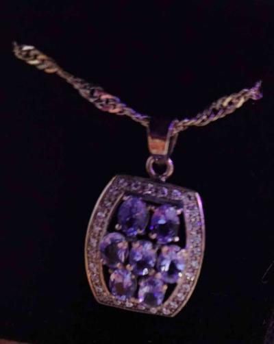 Tanzanite Necklace - Thumbnail 2