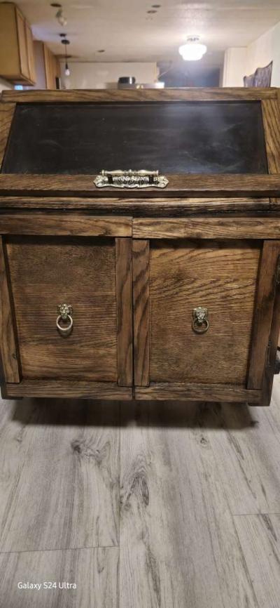 1871 antique bread box refurbished - Thumbnail 2