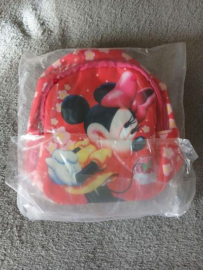 Disney Minnie Mouse 7 Inch Pink Flowal Small Backpack - Thumbnail 3