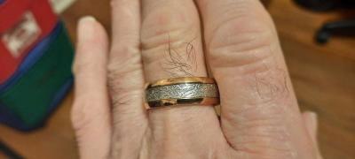 mens meteorite ring - Thumbnail 4