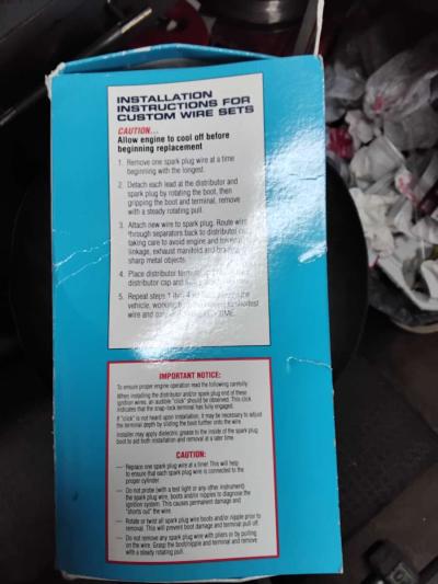 Ford Mustang Spark Plug Wires For 46L Motor Brand New - Thumbnail 3