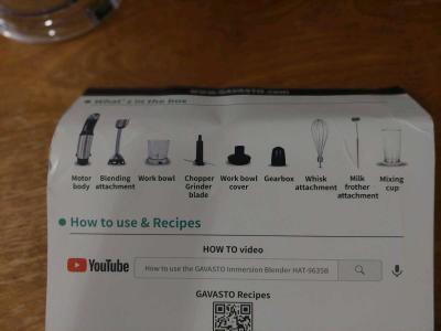 Gavasto Design Patent Protection  Hand Blander - Thumbnail 3