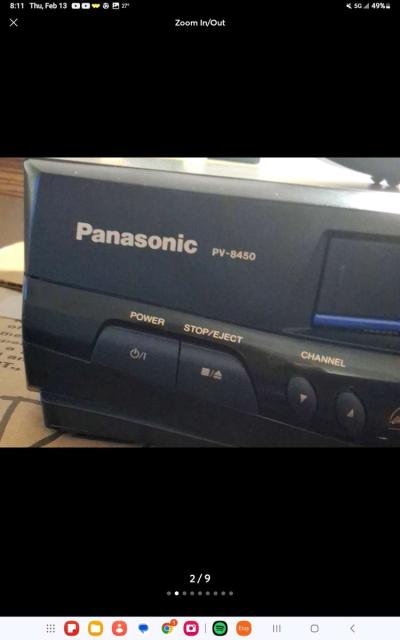 Panasonic vhs player PV 8450 - Thumbnail 2