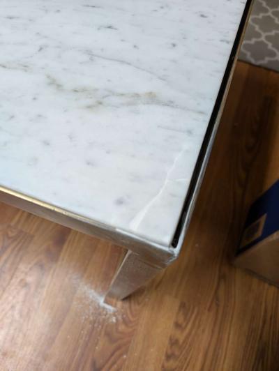 Italian Marble Top Coffee Table - Thumbnail 4