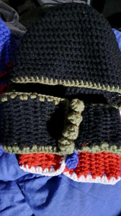 Crotchet Balaclava hat - Thumbnail 2