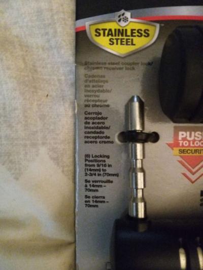 master lock stainless steel trailer hitch locks - Thumbnail 4