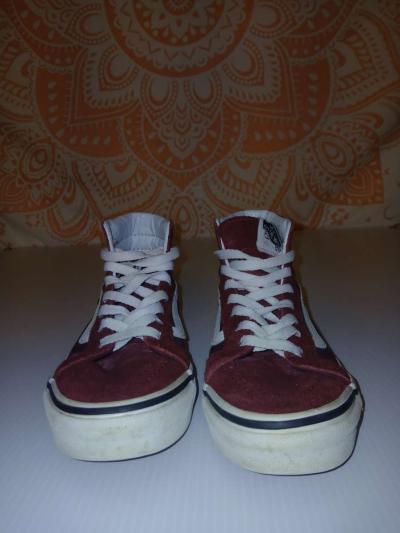 Vans Shoes Womens 75 Sk8Hi Old Skool High Top Sneakers - Thumbnail 3