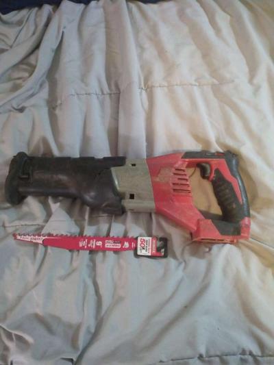 Milwaukee cordless sawzall