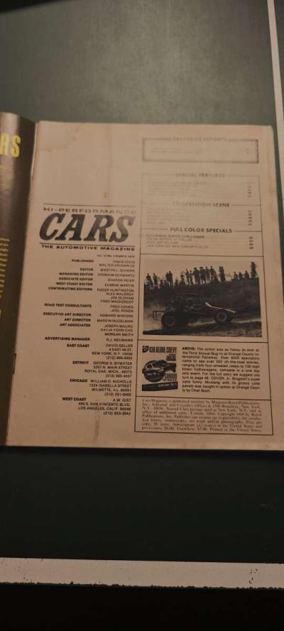 March 1970  HIPERFORMANCE CARS  Ford Mustang Camaro Cougar T - Thumbnail 2