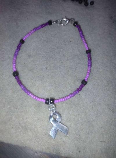 domestic violence and animal abuse anklet
