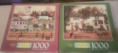 charles wysocki puzzles I have 20 of them all the pieces - Thumbnail 6