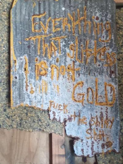 Tin roof Sign from 1930s - Thumbnail 2
