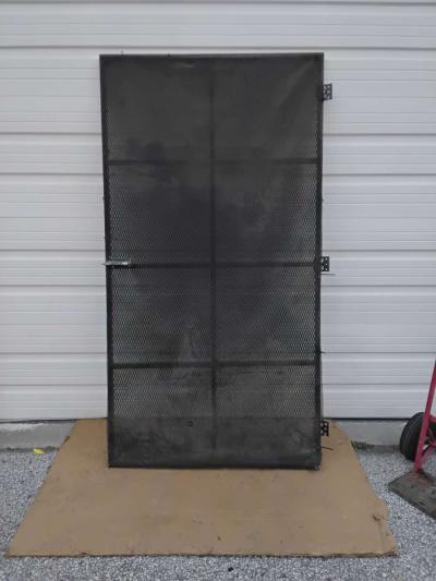 Well Made All Steel Screen Door for Man Door Like New