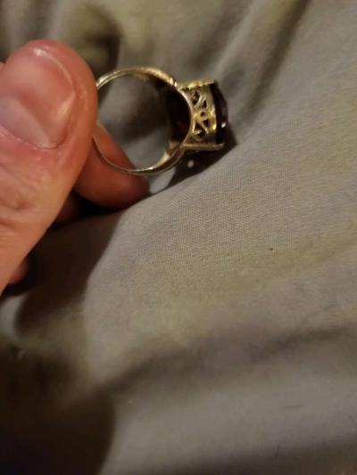 Sterling silver ruby ring - Thumbnail 5