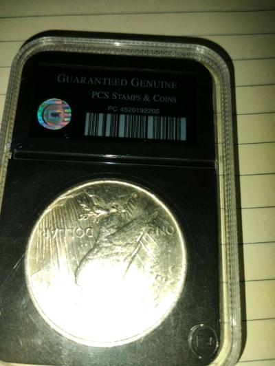 1922 peace silver dollar uncirculated - Thumbnail 6