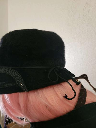 vintage fur hat - Thumbnail 2