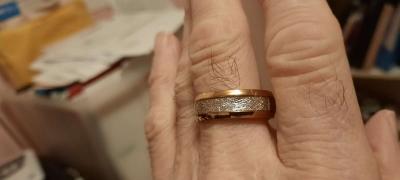 mens meteorite ring - Thumbnail 3