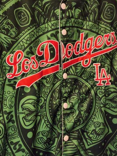 Los dodgers Aztec calendar jersey - Thumbnail 3