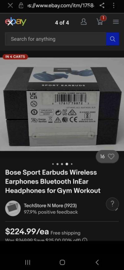 Bose sport earbuds - Thumbnail 4