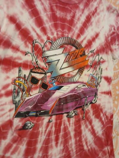 Vintage ZZ Top Recycler World Tour Mens Large Concert Tee - Thumbnail 2