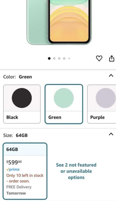 iPHONE 11 MINT TMOBILE UNLOCKED 550 obo Fcfs - Thumbnail 3