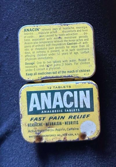 anacin metal container empty - Thumbnail 2