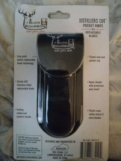Buck Bourbon Distillers Cut pocket knife - Thumbnail 3