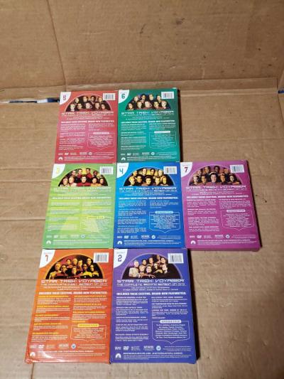 Star Trek Voyager  Full Series Seasons 1 7 Disc DVD Set New - Thumbnail 2