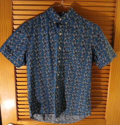3 Mens Button Up Short Sleeve Shirts - Thumbnail 3