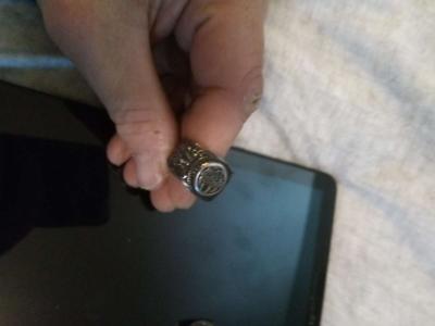 2 stainless steel mens fashion rings - Thumbnail 3