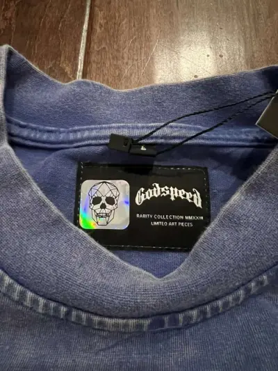 Godspeed Artificial Love TShirt Royal Washed - Thumbnail 6