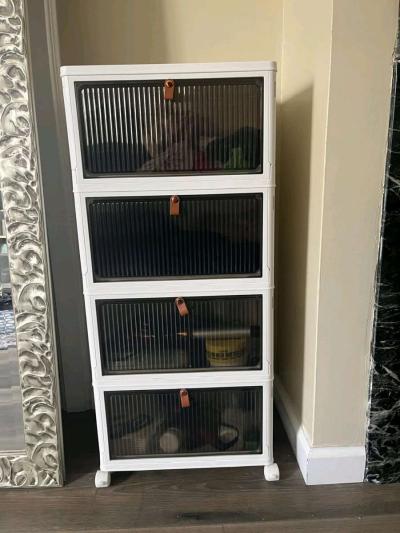 Amazon 4 tier magnetic drawer rack storage bin collapsible - Thumbnail 6
