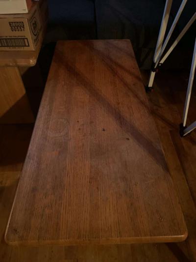 wooden coffee table and end table - Thumbnail 6