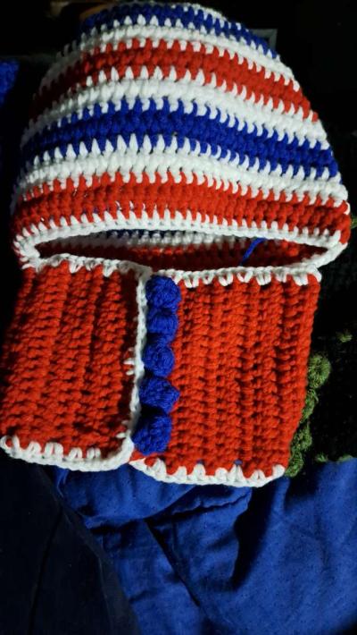 Crotchet Balaclava hat - Thumbnail 3
