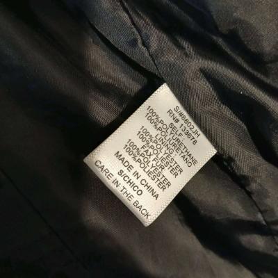 Love Tree Black Leather Jacket for Women Size S - Thumbnail 4