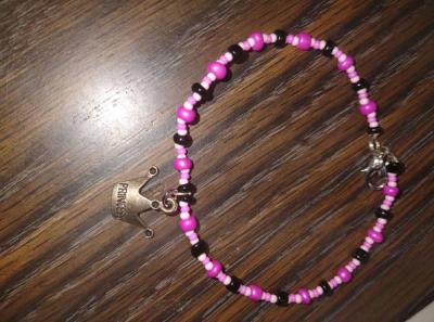 princess anklet handmade