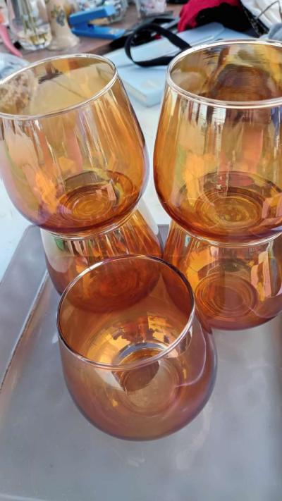 very good quality smoked glasses for 25 5 pieces - Adelanto, California