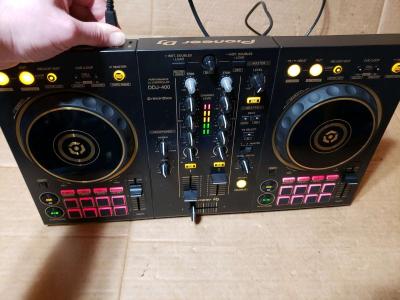 Pioneer DDJ400N LE Gold 2Channel DJ Controller Works No Cord - Thumbnail 6