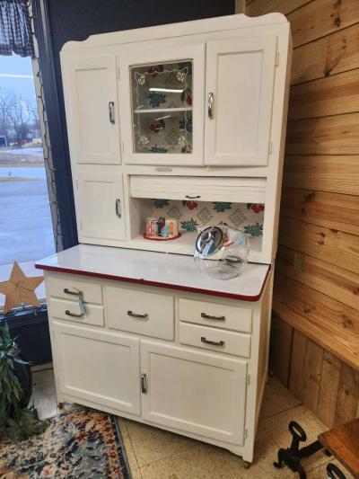 Antique Hoosier Cabinet Refinished - Thumbnail 6