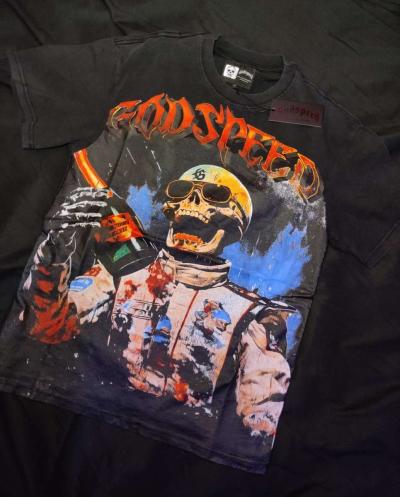 Godspeed Victory Toast Tshirt Black Wash - Thumbnail 3