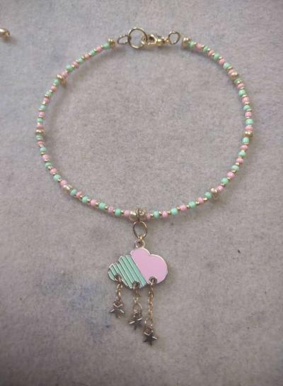 cloud N star anklet