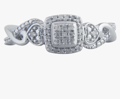 stunning vintage antique style certified diamond ring - Thumbnail 2