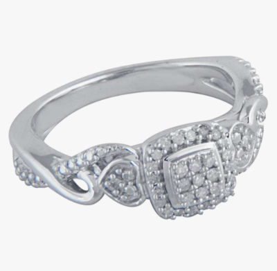 stunning vintage antique style certified diamond ring - Thumbnail 3